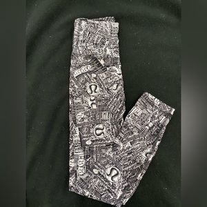 Black and White Lululemon Leggings